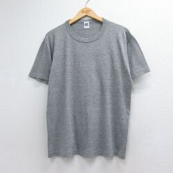 ラッセル 80s 半袖Tシャツ 霜降り グレー メンズL相当 | 古着