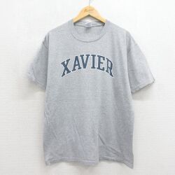 00s 半袖Tシャツ XAVIER 霜降りグレー メンズXL相当 | 古着