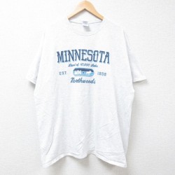 00s 半袖Tシャツ ミネソタ グレー XL | 古着