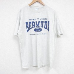 00s 半袖Tシャツ BERMUDA グレー XL | 古着