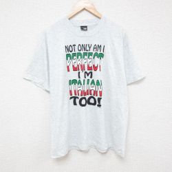 【50%OFF】XL★古着 スクリーンスターズ 半袖 ビンテージ Tシャツ メンズ 90年代 90s イタリアン 大きいサイズ クルーネック USA製 グレー 霜降り 25apr30 中古