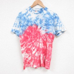 ヘインズ 80s 半袖Tシャツ タイダイ レッド M | 古着