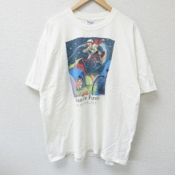 XL★古着 半袖 ビンテージ Tシャツ メンズ 00年代 00s Tour 大きいサイズ コットン クルーネック 白 ホワイト 25jun07 中古