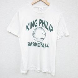 ヘインズ 00s 半袖Tシャツ バスケットボール ホワイト M | 古着