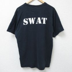 00s 半袖Tシャツ SWAT ブラック XL | 古着