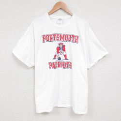 XL★古着 半袖 ビンテージ Tシャツ メンズ 00年代 00s ペイトリオッツ コットン クルーネック 白 ホワイト 25jun13 中古