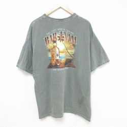 【50%OFF】XL★古着 半袖 ビンテージ Tシャツ メンズ 00年代 00s テキサス 大きいサイズ コットン クルーネック 薄緑 グリーン 25jun14 中古