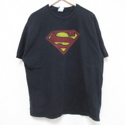 00s 半袖Tシャツ スーパーマン ブラック XL | 古着