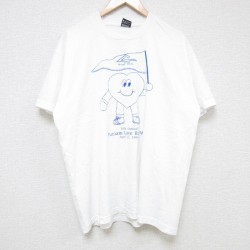 XL★古着 フルーツオブザルーム 半袖 ビンテージ Tシャツ メンズ 90年代 90s ハート クルーネック USA製 白 ホワイト 25jun17 中古