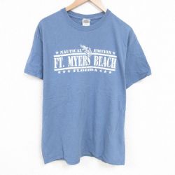 00s 半袖Tシャツ フロリダ ネイビー XL | 古着