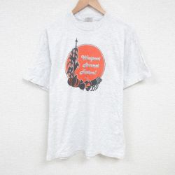 へインズ 80s 半袖Tシャツ ロブスター グレー XL | 古着