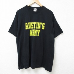 オースティンズアーミー 00s 半袖Tシャツ ブラック XL | 古着