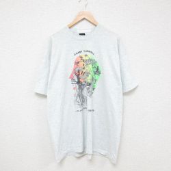 【50%OFF】フルーツオブザルーム 90s 半袖Tシャツ 木 グレー XL | 古着