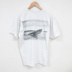 ボート釣り 00s 半袖Tシャツ グレー XL | 古着