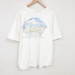 XL★古着 ジャージーズ 半袖 ビンテージ Tシャツ メンズ 00年代 00s イノベーション 大きいサイズ コットン クルーネック 白 ホワイト 25jul02 中古