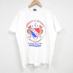 L★古着 スクリーンスターズ 半袖 ビンテージ Tシャツ メンズ 90年代 90s タツノオトシゴ クルーネック USA製 白 ホワイト 25jul04 中古