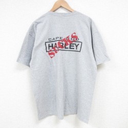 XL★古着 半袖 ビンテージ Tシャツ メンズ 00年代 00s SUCKS クルーネック グレー 霜降り 25jul03 中古