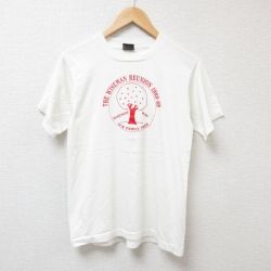 【50%OFF】S★古着 スクリーンスターズ 半袖 ビンテージ Tシャツ メンズ 90年代 90s 木 クルーネック USA製 白 ホワイト 25jul07 中古