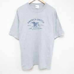 ヘインズ 00s 半袖Tシャツ 鳥 グレー XL | 古着