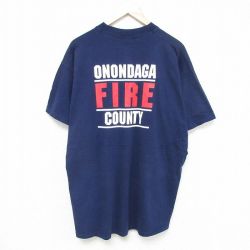 フルーツオブザルーム 半袖Tシャツ ネイビー XL | 古着