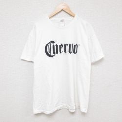 XL★古着 フルーツオブザルーム 半袖 ビンテージ Tシャツ メンズ 00年代 00s Cuervo コットン クルーネック 白 ホワイト 25jul08 中古