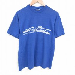 80s 半袖Tシャツ デンバー ネイビー XL | 古着