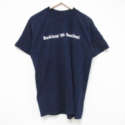 M★古着 半袖 ビンテージ Tシャツ メンズ 00年代 00s Sweet コットン クルーネック 紺 ネイビー 25jul10 中古