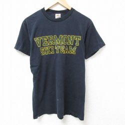 M★古着 フルーツオブザルーム半袖 ビンテージ Tシャツ メンズ 00年代 00s バーモント コットン クルーネック 黒 ブラック 25jul11 中古 半袖