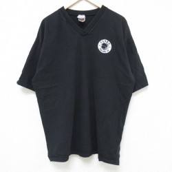 XL★古着 フルーツオブザルーム 半袖 ビンテージ Tシャツ メンズ 00年代 00s バスケットボール コットン クルーネック 黒 ブラック 25jul11 中古