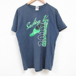 ウィングフット 00s 半袖Tシャツ ネイビー L | 古着