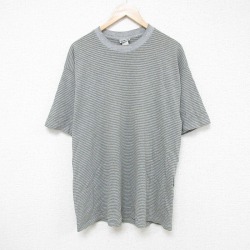 ベーシックエディションズ 00s 半袖Tシャツ グリーンボーダー L | 古着