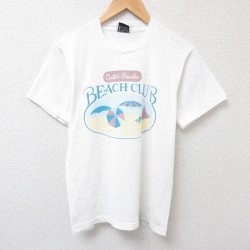 スクリーンスターズ 80s 半袖Tシャツ ビーチクラブ ホワイト S | 古着
