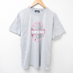 【20%OFF】L★古着 半袖 ビンテージ Tシャツ メンズ 00年代 00s NBA デトロイトピストンズ クルーネック グレー 霜降り バスケットボール 25jul16 中古