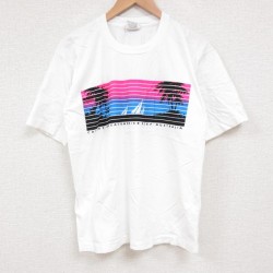 80s 半袖Tシャツ ヨット ホワイト S | 古着