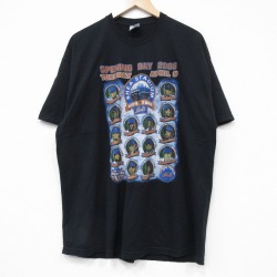 【50%OFF】XL★古着 ジャージーズ 半袖 ビンテージ Tシャツ メンズ 00年代 00s MLB ニューヨークメッツ 大きいサイズ クルーネック 黒 ブラック メジャーリーグ ベースボール 野球 25jul19 中古