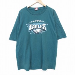 00s 半袖Tシャツ フィラデルフィアイーグルス グリーン XL | 古着