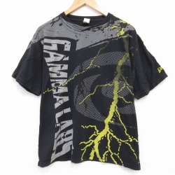 GAMMA LABS 半袖Tシャツ ブラック XL | 古着