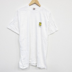 XL★古着 フルーツオブザルーム 半袖 ビンテージ Tシャツ メンズ 90年代 90s Pella ロング丈 コットン クルーネック USA製 白 ホワイト 25aug09 中古