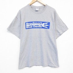 00s 半袖Tシャツ ブルーデビルズ グレー XL | 古着