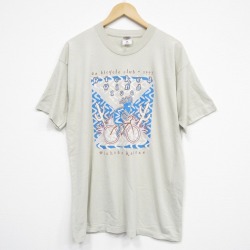 フルーツオブザルーム 90s 半袖Tシャツ カンザス企業広告 ベージュ XL | 古着