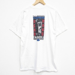【50%OFF】XL★古着 フルーツオブザルーム 半袖 ビンテージ Tシャツ メンズ 90年代 90s DEAD コットン クルーネック USA製 白 ホワイト 25aug12 中古