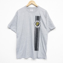 XL★古着 ジャージーズ 半袖 ビンテージ Tシャツ メンズ 00年代 00s P クルーネック グレー 霜降り 25aug12 中古