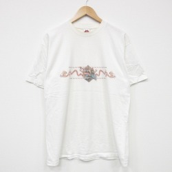 XL★古着 半袖 ビンテージ Tシャツ メンズ 00年代 00s ルーニーテューンズ LOONEY TUNES タズ クルーネック 白 ホワイト 25aug12 中古