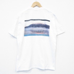 L★古着 ヘインズ Hanes 半袖 ビンテージ Tシャツ メンズ 00年代 00s 富士山 クルーネック 白 ホワイト 25aug13 中古