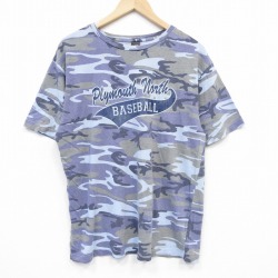 00s 半袖Tシャツ ベースボール ネイビー XL | 古着