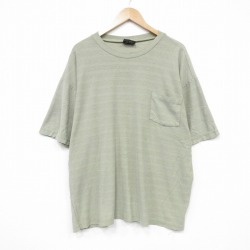 00s 半袖Tシャツ 胸ポケット付き ベージュ XL | 古着
