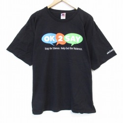00s 半袖Tシャツ OK ブラック XL | 古着