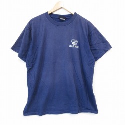 00s 半袖Tシャツ STONE ネイビー XL | 古着