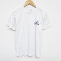 【20%OFF】M★古着 半袖 ビンテージ Tシャツ メンズ 80年代 80s サンフランシスコ クルーネック USA製 白 ホワイト 25sep01 中古