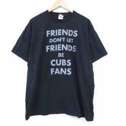 フルーツオブザルーム 00s 半袖Tシャツ メッセージ ブラック XL | 古着
